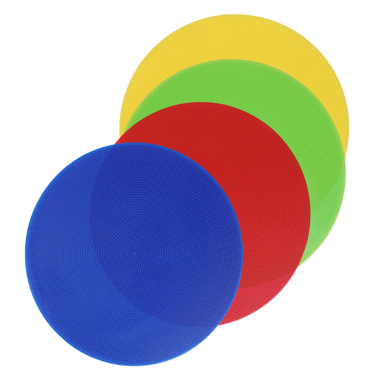 Speed Agility Dots - 4Pcs PVC Round Flat Disc Markers