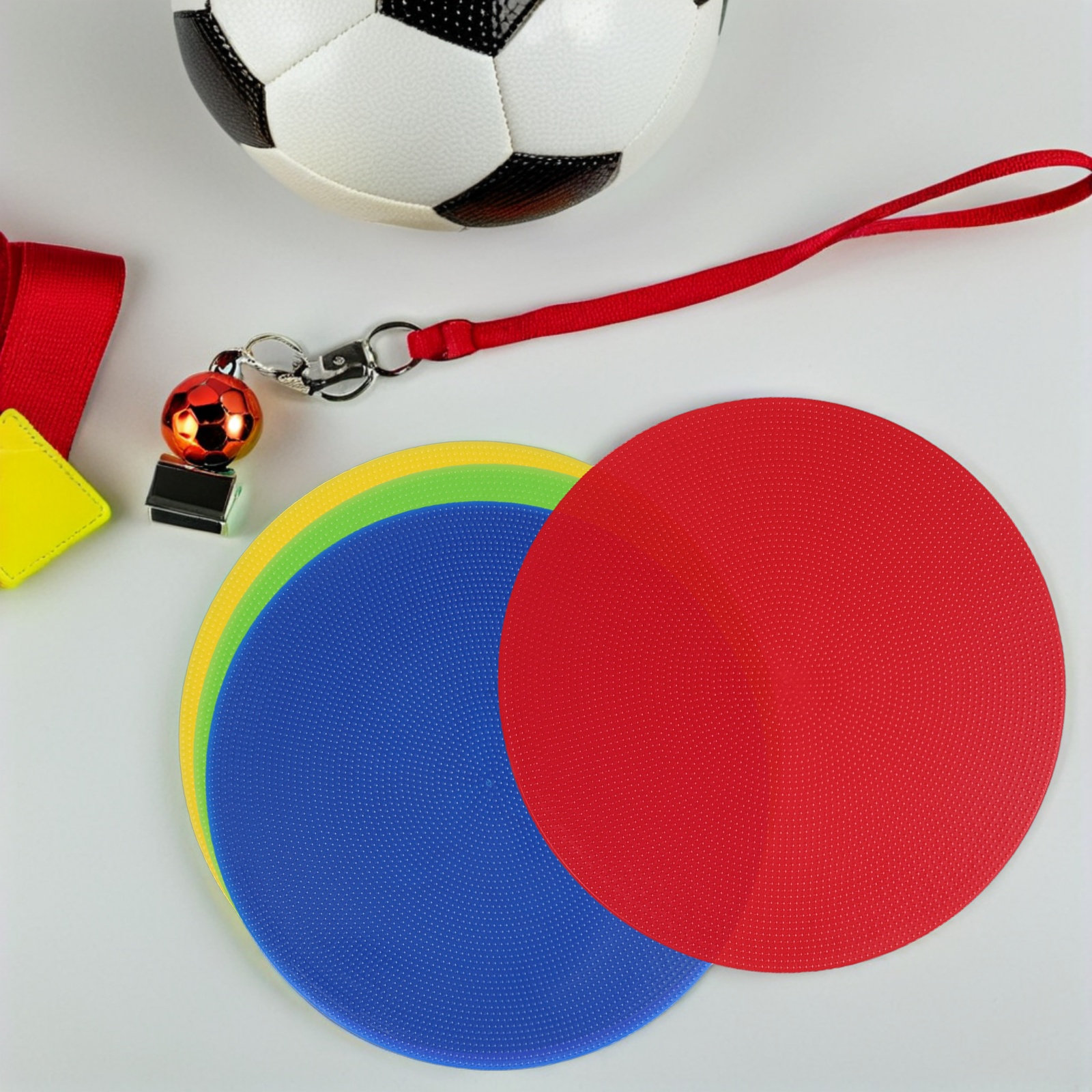 4Pcs PVC Round Flat Disc Marke - Speed Agility Dots 评论和价格